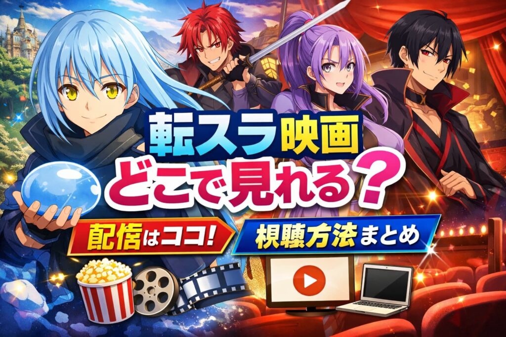 転スラ映画はどこで見れる