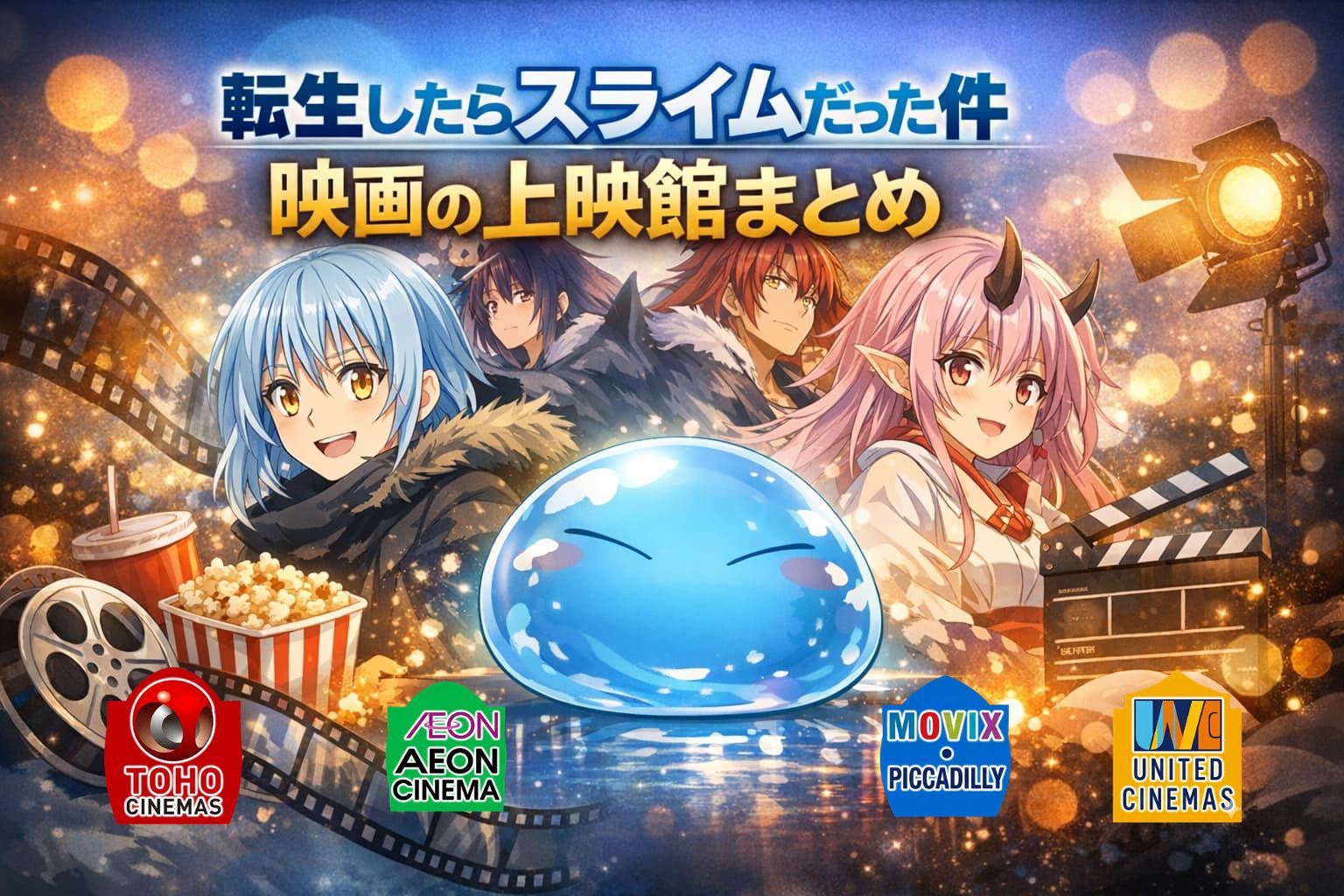 転スラ映画 上映館まとめ