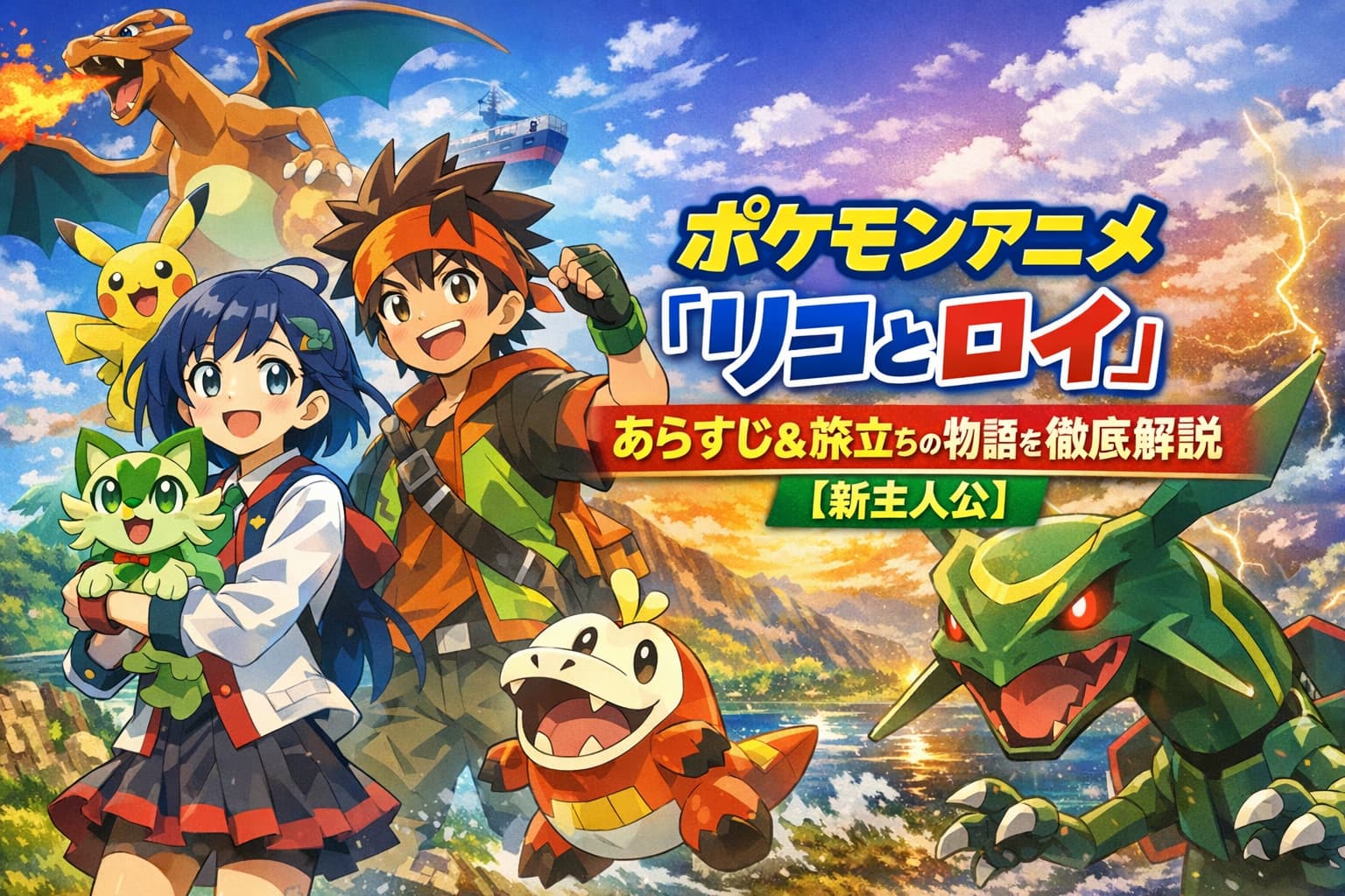 ポケモンアニメ リコとロイ あらすじ＆旅立ちの物語