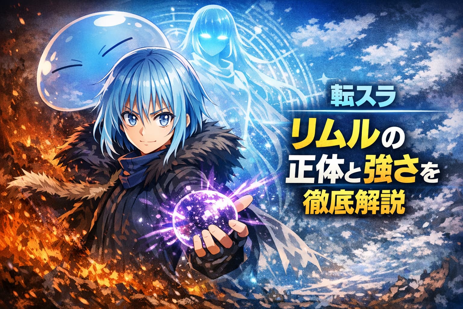 転スラのリムル＝テンペストの強さや能力を解説するアイキャッチ画像